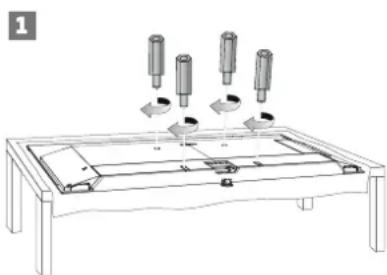 LOEWE Bild 4 - Instructions on using third-party mounting options according to the VESA standard - 1