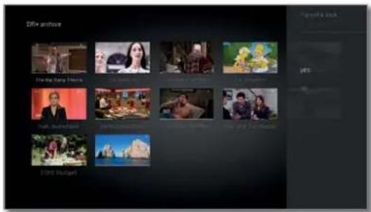 LOEWE Bild 4 - Locking/unlocking a movie (Parental lock) - 1