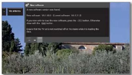 LOEWE Bild 4 - New software package found - 1