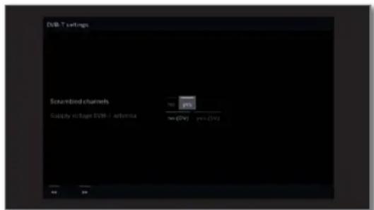 LOEWE Bild 4 - Setting options for DVB-T reception: - 4