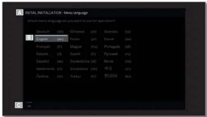 LOEWE Bild 4 - Structure of the Menu screen - 1
