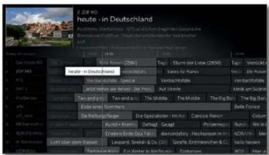 LOEWE Bild 4 - Adapting the EPG view - 3