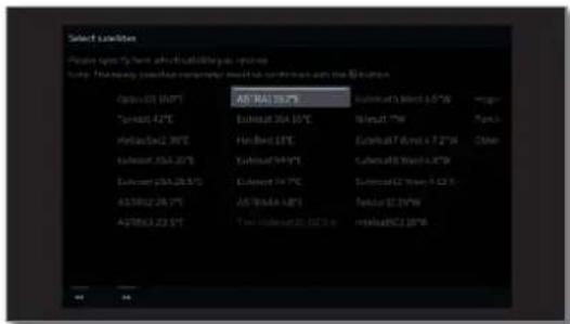 LOEWE Bild 4 - Setting options for the satellite system (other communal installation): - 1