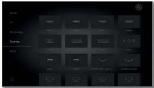 LOEWE Bild 4 - Selecting the content source - 4