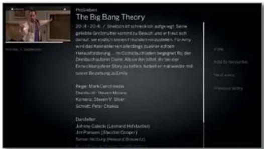 LOEWE Bild 4 - Displaying detailed information on the recording - 4