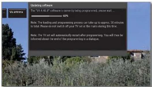 LOEWE Bild 4 - Load new software package - 1