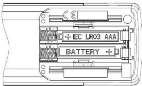 LOEWE Bild 4 - Inserting or replacing batteries - 1