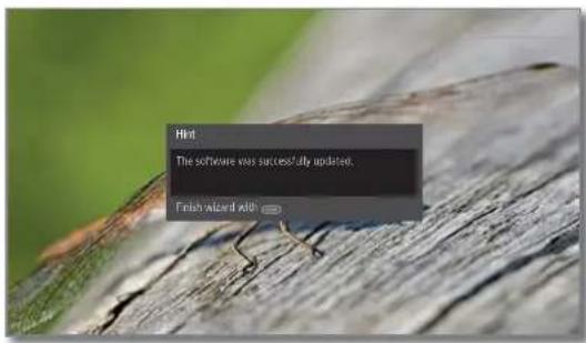 LOEWE Bild 4 - Load new software package - 2