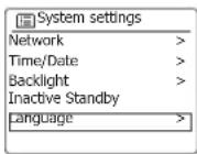 Audisse Netbox - Language selection - 6