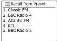 Audisse Netbox - Recalling a preset - 1