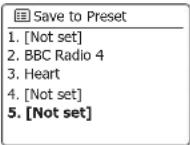 Audisse Netbox - Recalling a preset in DAB and FM modes - 1