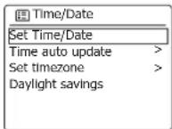 Audisse Netbox - Manually setting the clock - 3