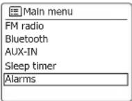 Audisse Netbox - Setting the alarm clock - 1
