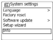 Audisse Netbox - Software version display - 6