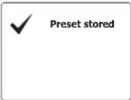 Audisse Netbox - Storing a preset - 2