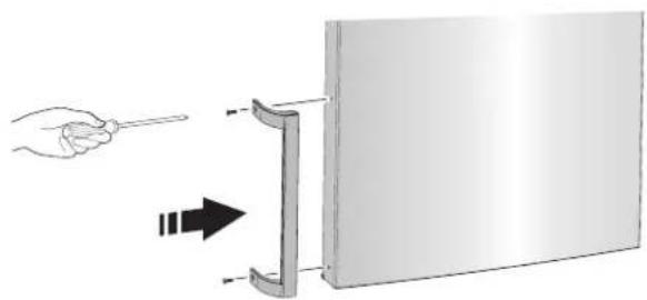 Elvita CFS4185V - Fitting the door handle - 1