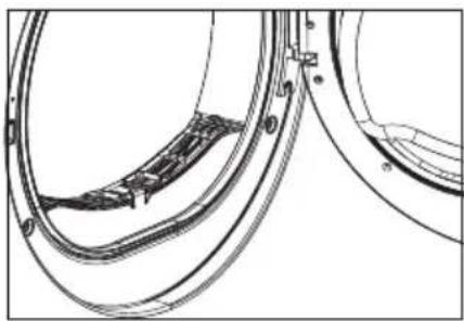 Elvita CTT3801V - Cleaning the door filter - 1