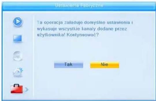 Cabletech URZ0323 - Ustawienia fabryczne - 1