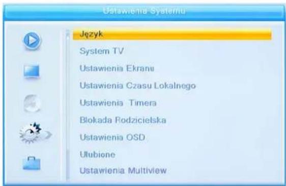Cabletech URZ0323 - Ustawienia systemu - 1