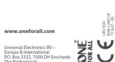 ONE FOR ALL Sky Q remote - UNIVERSAL FERNBEDIENUNG URC1635 SCHNELLANLEITUNG ZUR EINRICHTUNG - 5