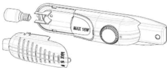BAUKNECHT KRIE 500 A++ - Replacing the light bulb - 1