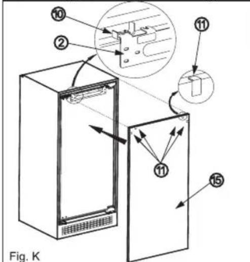 BAUKNECHT KRIE 500 A++ - Installation instructions for product with Hettich hinges - 4