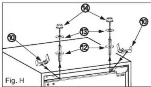 BAUKNECHT KRIE 500 A++ - Installation instructions for product with Hettich hinges - 2