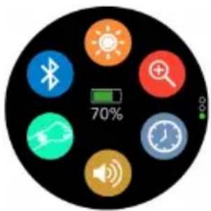 ACME SW201 - Functions in the quick settings menu - 1