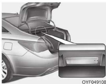 HYUNDAI Sonata Turbo (2011) - CAUTION - 1