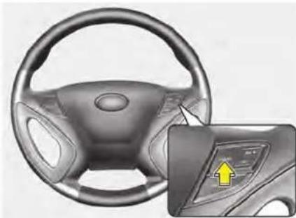 HYUNDAI Sonata Turbo (2011) - To temporarily accelerate with the cruise control on: - 1