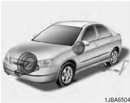 HYUNDAI Sonata Turbo (2011) - Changing tires - 1