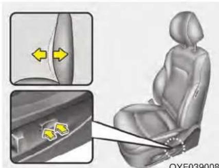 HYUNDAI Sonata Turbo (2011) - Seat cushion height (for driver's seat) - 2