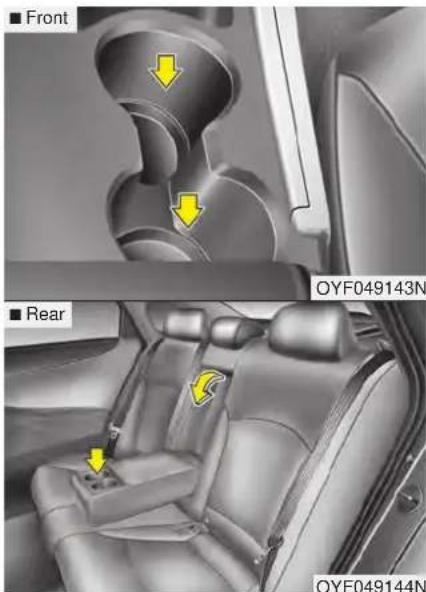 ■ Front ■ Rear OYF049143N ■ Rear OYF049144N