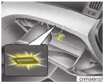 HYUNDAI Sonata Turbo (2011) - CAUTION - 1