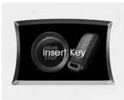 ENGINE STOP Insert Key