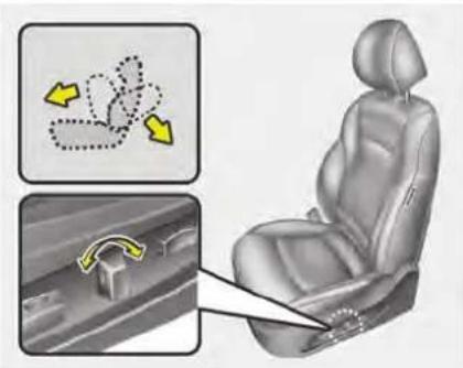 HYUNDAI Sonata Turbo (2011) - Seat cushion height (for driver's seat) - 1