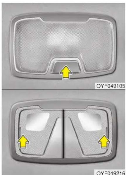 HYUNDAI Sonata Turbo (2011) - Map lamp - 1
