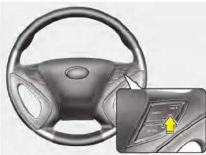 HYUNDAI Sonata Turbo (2011) - To increase cruise control set speed: - 1