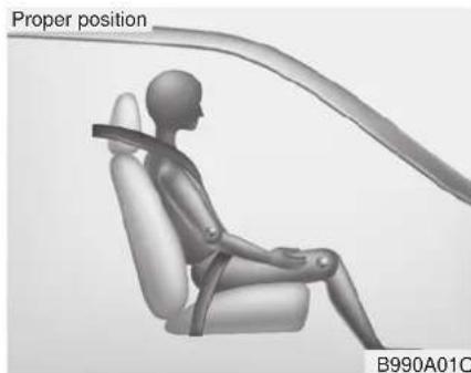 Proper position B990A01O