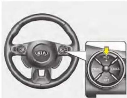 KIA Soul (2019) - Speed setting (SCC) - 3