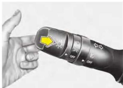KIA Soul (2019) - High beam operation - 2