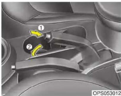 KIA Soul (2019) - Parking brake - Hand type - 2