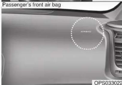 KIA Soul (2019) - Driver's and passenger's front air bag - 2