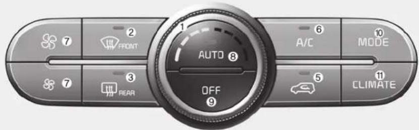 KIA Soul (2019) - AUTOMATIC CLIMATE CONTROL SYSTEM (IF EQUIPPED) - 2