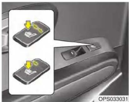 KIA Soul (2019) - Rear seat warmer (if equipped) - 1