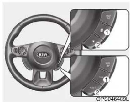 KIA Soul (2019) - Adjusting Instrument Cluster Illumination - 3