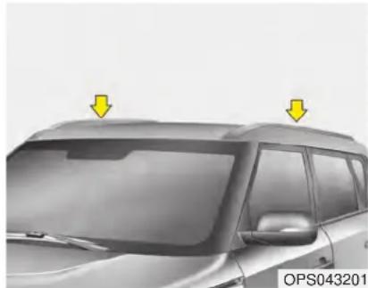 KIA Soul (2019) - Roof rack (if equipped) - 1