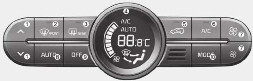 KIA Soul (2019) - AUTOMATIC CLIMATE CONTROL SYSTEM (IF EQUIPPED) - 1
