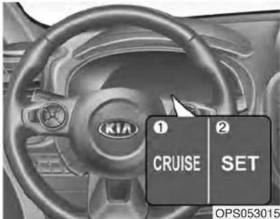 KIA Soul (2019) - CRUISE CONTROL SYSTEM (IF EQUIPPED) - 1