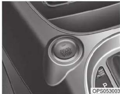 KIA Soul (2019) - Illuminated ENGINE START/STOP button - 1